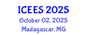 International Conference on Earthquake Engineering and Seismology (ICEES) October 02, 2025 - Madagascar, Madagascar