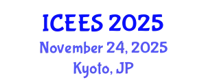 International Conference on Earthquake Engineering and Seismology (ICEES) November 24, 2025 - Kyoto, Japan