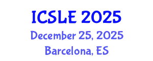 International Conference on Sports Law and Ethics (ICSLE) December 25, 2025 - Barcelona, Spain