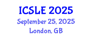 International Conference on Sports Law and Ethics (ICSLE) September 25, 2025 - London, United Kingdom