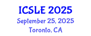 International Conference on Sports Law and Ethics (ICSLE) September 25, 2025 - Toronto, Canada