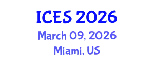 International Conference on Environment and Sustainability (ICES) March 09, 2026 - Miami, United States