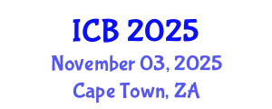 International Conference on Biometeorology (ICB) November 03, 2025 - Cape Town, South Africa