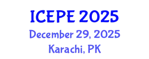 International Conference on Energy and Power Engineering (ICEPE) December 29, 2025 - Karachi, Pakistan