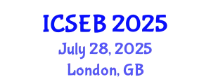 International Conference on Solar Energy and Buildings (ICSEB) July 28, 2025 - London, United Kingdom