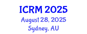 International Conference on Rock Mechanics (ICRM) August 28, 2025 - Sydney, Australia