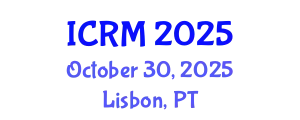 International Conference on Rock Mechanics (ICRM) October 30, 2025 - Lisbon, Portugal