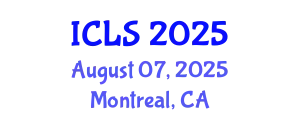 International Conference on Library Science (ICLS) August 07, 2025 - Montreal, Canada