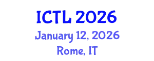 International Conference on Teaching and Learning (ICTL) January 12, 2026 - Rome, Italy