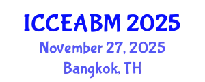 International Conference on Civil Engineering, Architecture and Building Material (ICCEABM) November 27, 2025 - Bangkok, Thailand