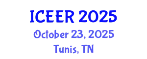 International Conference on Energy and Environment Research (ICEER) October 23, 2025 - Tunis, Tunisia