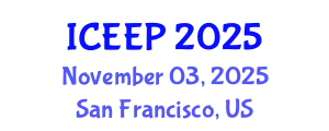 International Conference on Energy Economics and Policy (ICEEP) November 03, 2025 - San Francisco, United States