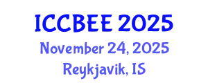 International Conference on Chemistry, Biomedical and Environment Engineering (ICCBEE) November 24, 2025 - Reykjavik, Iceland