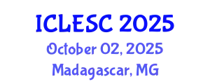 International Conference on Logistics Engineering and Supply Chain (ICLESC) October 02, 2025 - Madagascar, Madagascar