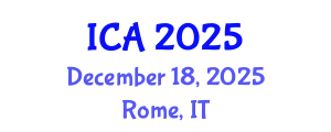 International Conference on Archaeology (ICA) December 18, 2025 - Rome, Italy