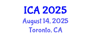 International Conference on Archaeology (ICA) August 14, 2025 - Toronto, Canada