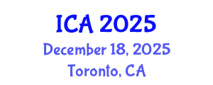 International Conference on Archaeology (ICA) December 18, 2025 - Toronto, Canada