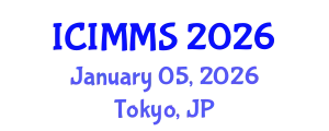 International Conference on Industrial, Mechanical and Manufacturing Science (ICIMMS) January 05, 2026 - Tokyo, Japan