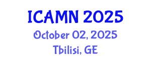 International Conference on Advanced Materials and Nanotechnology (ICAMN) October 02, 2025 - Tbilisi, Georgia