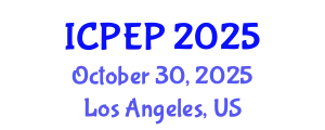 International Conference on Plants and Environmental Pollution (ICPEP) October 30, 2025 - Los Angeles, United States