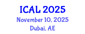 International Conference on Arabic Language (ICAL) November 10, 2025 - Dubai, United Arab Emirates