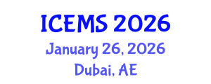International Conference on Electrical Machines and Systems (ICEMS) January 26, 2026 - Dubai, United Arab Emirates