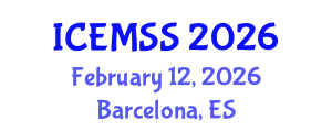 International Conference on Economics, Management and Social Study (ICEMSS) February 12, 2026 - Barcelona, Spain