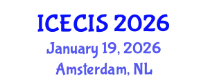 International Conference on Electronics, Communication and Information Systems (ICECIS) January 19, 2026 - Amsterdam, Netherlands