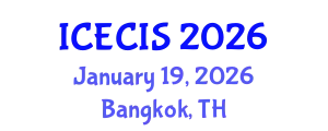 International Conference on Electronics, Communication and Information Systems (ICECIS) January 19, 2026 - Bangkok, Thailand