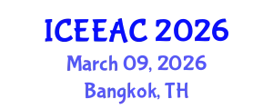 International Conference on Electrical Engineering and Automation Control (ICEEAC) March 09, 2026 - Bangkok, Thailand