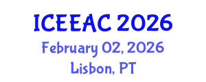 International Conference on Electrical Engineering and Automation Control (ICEEAC) February 02, 2026 - Lisbon, Portugal