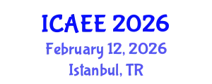 International Conference on Automobile and Electrical Engineering (ICAEE) February 12, 2026 - Istanbul, Turkey
