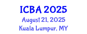 International Conference on Biography and Autobiography (ICBA) August 21, 2025 - Kuala Lumpur, Malaysia