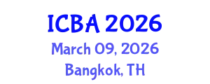 International Conference on Biography and Autobiography (ICBA) March 09, 2026 - Bangkok, Thailand