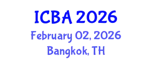 International Conference on Biography and Autobiography (ICBA) February 02, 2026 - Bangkok, Thailand