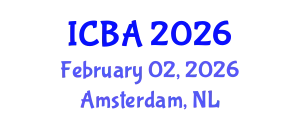 International Conference on Biography and Autobiography (ICBA) February 02, 2026 - Amsterdam, Netherlands