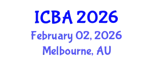 International Conference on Biography and Autobiography (ICBA) February 02, 2026 - Melbourne, Australia