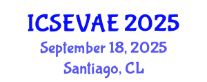 International Conference on Structural Engineering, Vibration and Aerospace Engineering (ICSEVAE) September 18, 2025 - Santiago, Chile