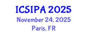 International Conference on Signal, Image Processing and Applications (ICSIPA) November 24, 2025 - Paris, France