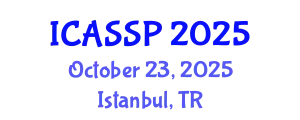 International Conference on Acoustics, Speech and Signal Processing (ICASSP) October 23, 2025 - Istanbul, Turkey