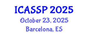 International Conference on Acoustics, Speech and Signal Processing (ICASSP) October 23, 2025 - Barcelona, Spain