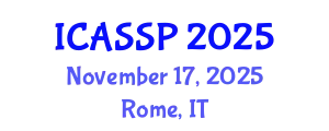 International Conference on Acoustics, Speech and Signal Processing (ICASSP) November 17, 2025 - Rome, Italy