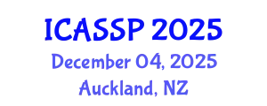 International Conference on Acoustics, Speech and Signal Processing (ICASSP) December 04, 2025 - Auckland, New Zealand
