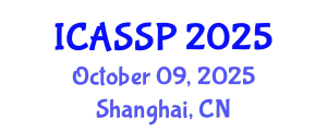 International Conference on Acoustics, Speech and Signal Processing (ICASSP) October 09, 2025 - Shanghai, China