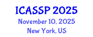 International Conference on Acoustics, Speech and Signal Processing (ICASSP) November 10, 2025 - New York, United States
