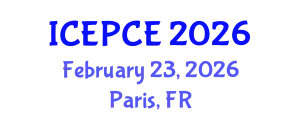 International Conference on Engineering Psychology and Cognitive Ergonomics (ICEPCE) February 23, 2026 - Paris, France
