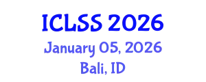 International Conference on Life Sciences and Sustainability (ICLSS) January 05, 2026 - Bali, Indonesia