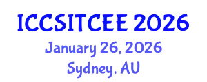 International Conference on Computer Science, Information Technology, Computer and Electrical Engineering (ICCSITCEE) January 26, 2026 - Sydney, Australia