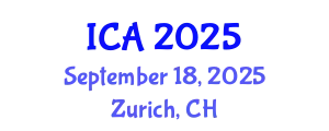 International Conference on Autism (ICA) September 18, 2025 - Zurich, Switzerland