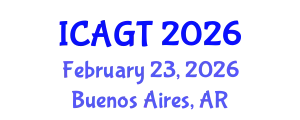 International Conference on Algorithmic Game Theory (ICAGT) February 23, 2026 - Buenos Aires, Argentina